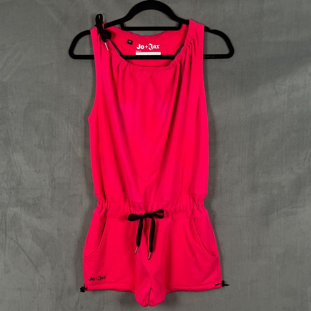 Jo+Jax Pink Dance Warm-Up Romper Youth Medium (YM/MC)